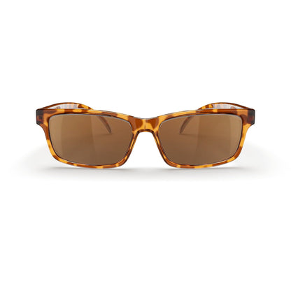 Tortoise Rectangle Prescription Polycarbonate Sunglasses - Gafas Y Gafas
