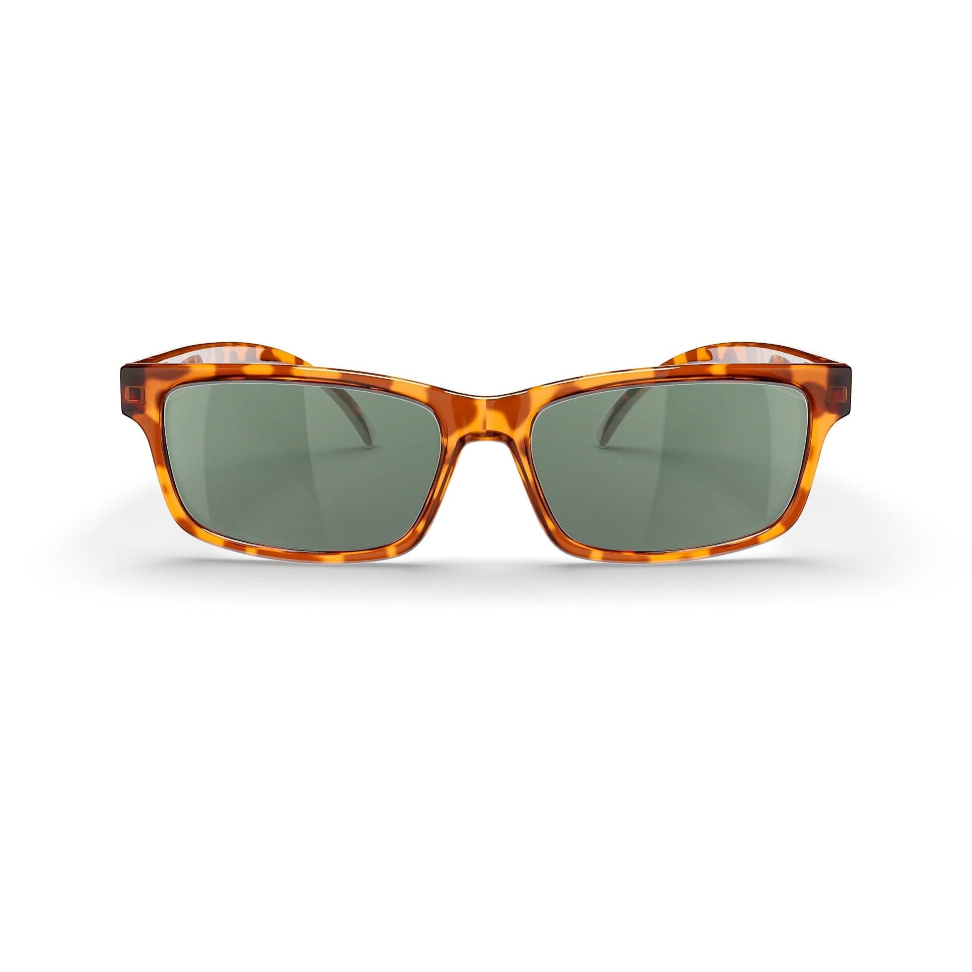Tortoise Rectangle Prescription Polycarbonate Sunglasses - Gafas Y Gafas