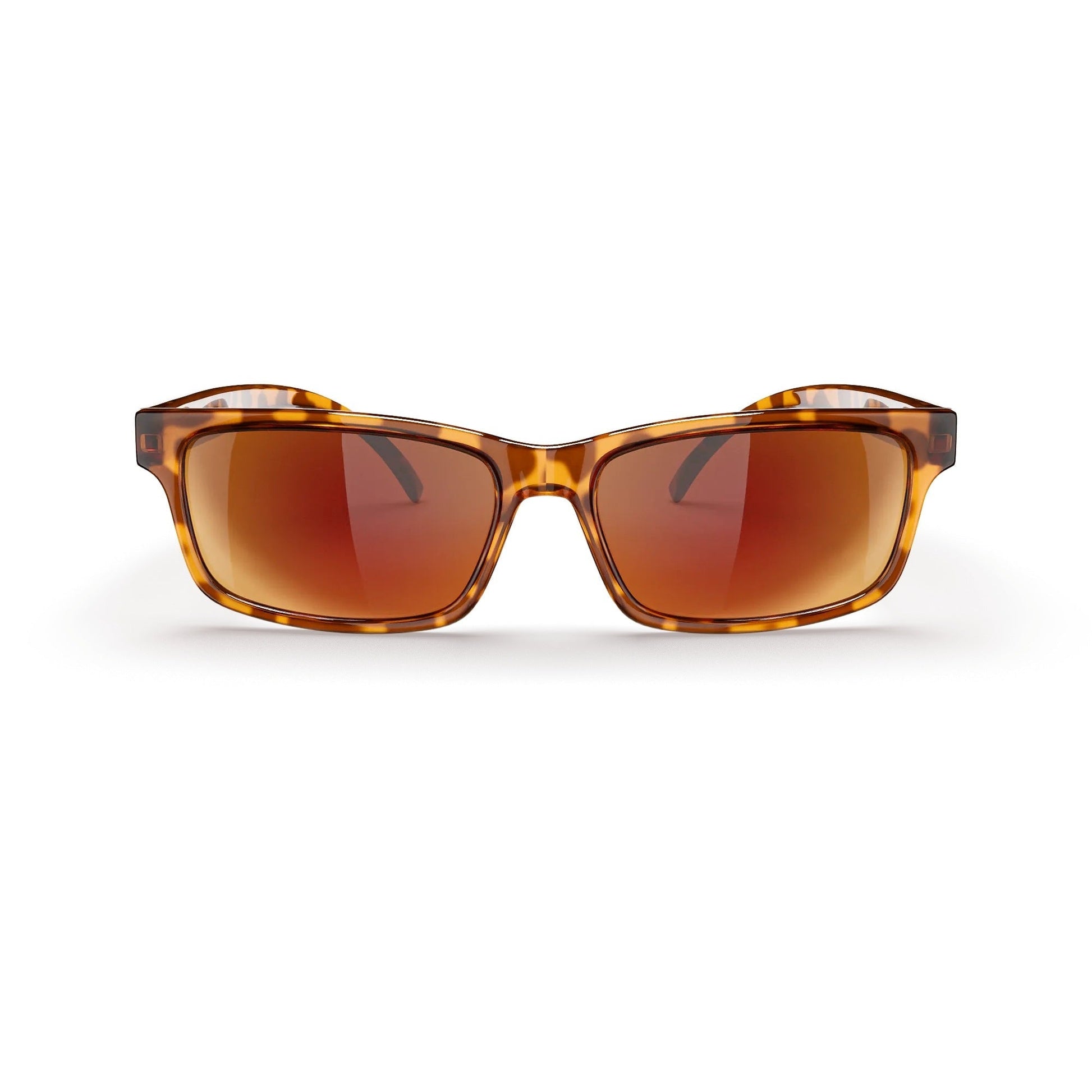 Tortoise Rectangle Prescription Polycarbonate Sunglasses - Gafas Y Gafas