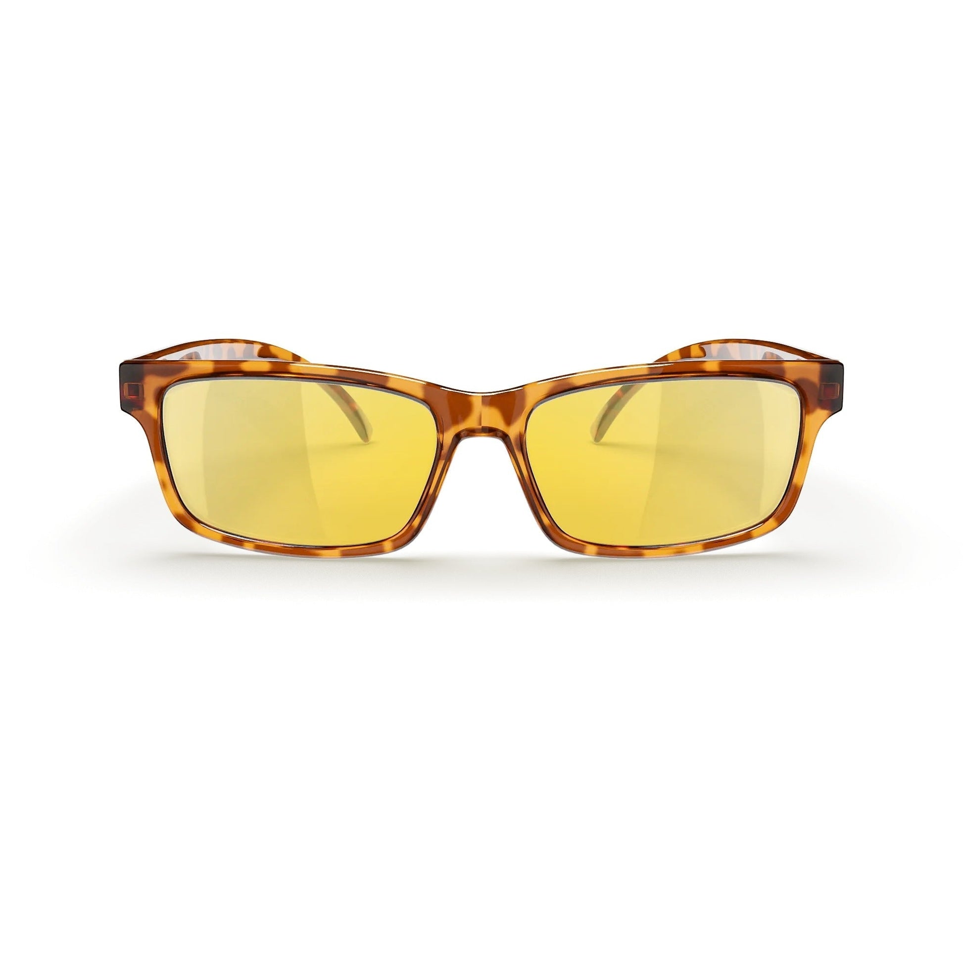 Tortoise Rectangle Prescription Polycarbonate Sunglasses - Gafas Y Gafas