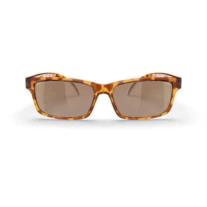 Tortoise Rectangle Prescription Polycarbonate Sunglasses - Gafas Y Gafas