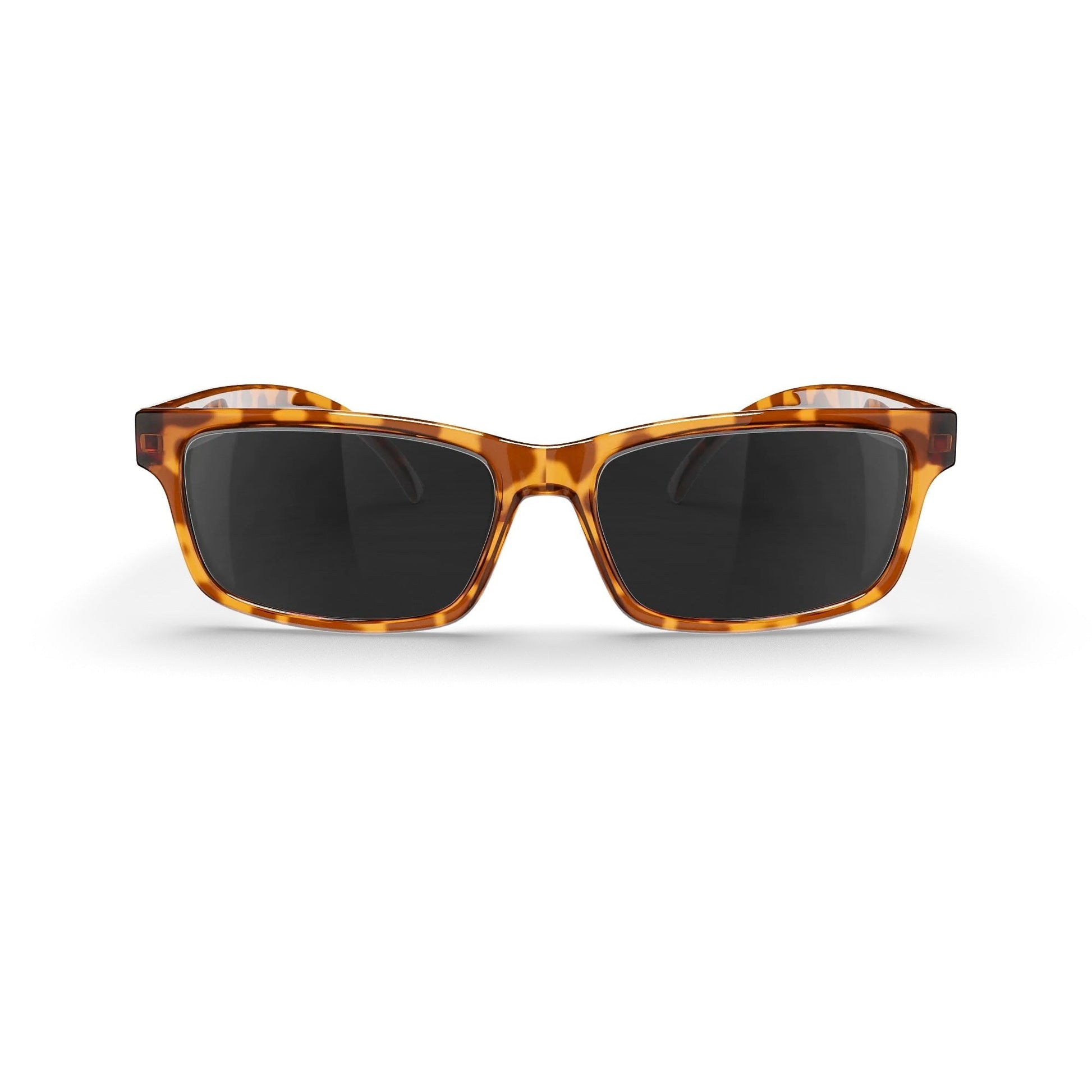Tortoise Rectangle Prescription Polycarbonate Sunglasses - Gafas Y Gafas