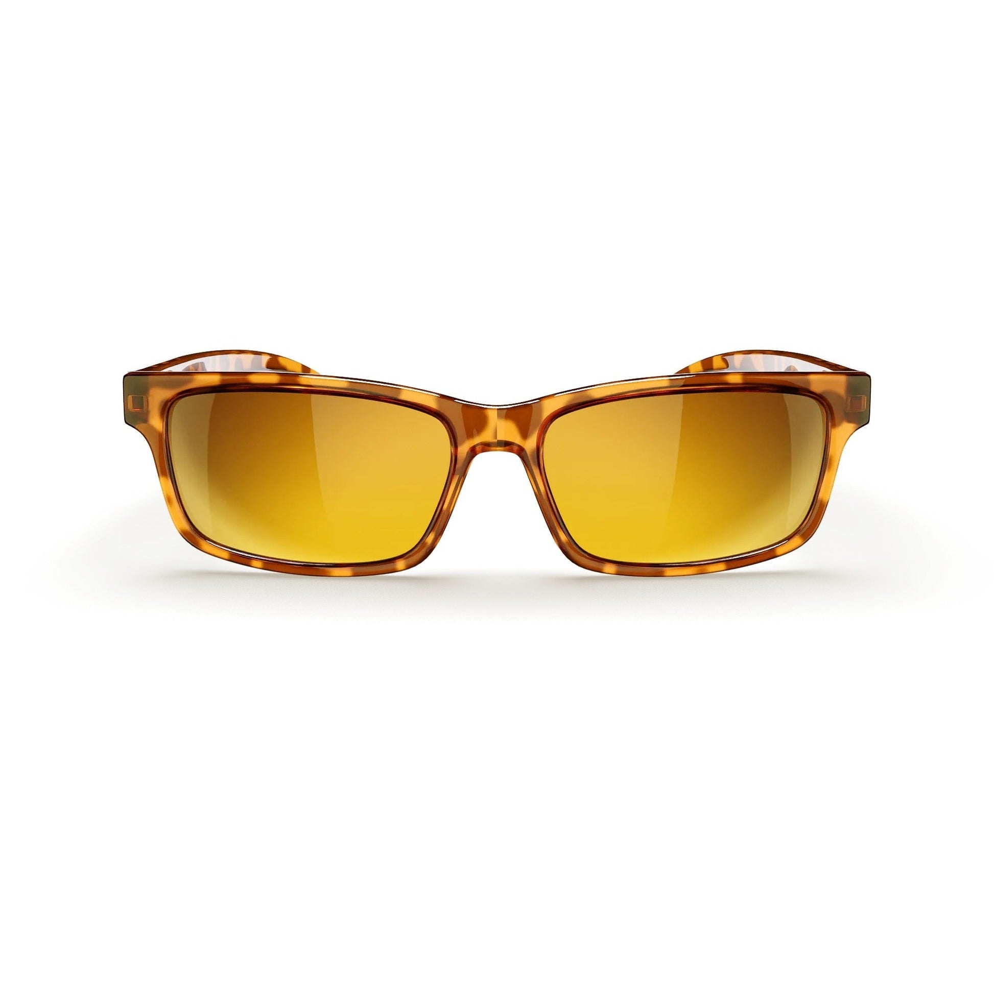 Tortoise Rectangle Prescription Polycarbonate Sunglasses - Gafas Y Gafas