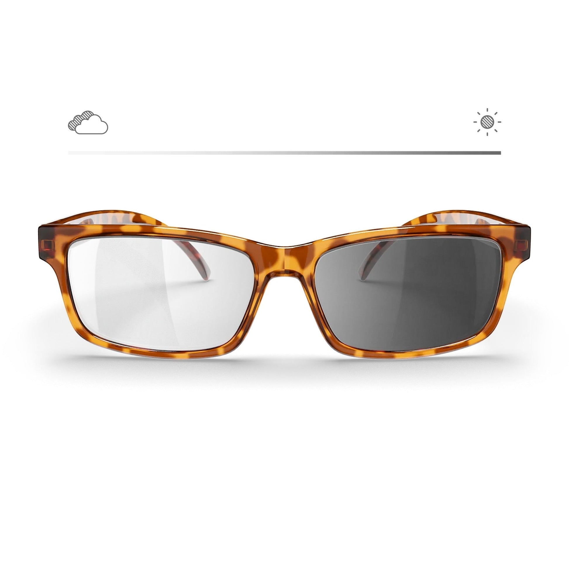 Tortoise Rectangle Prescription Transitions® XTRActive Polarized - Gafas Y Gafas