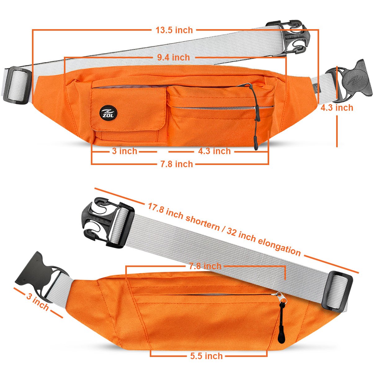 Zol Adventure Waist Bag - Gafas Y Gafas