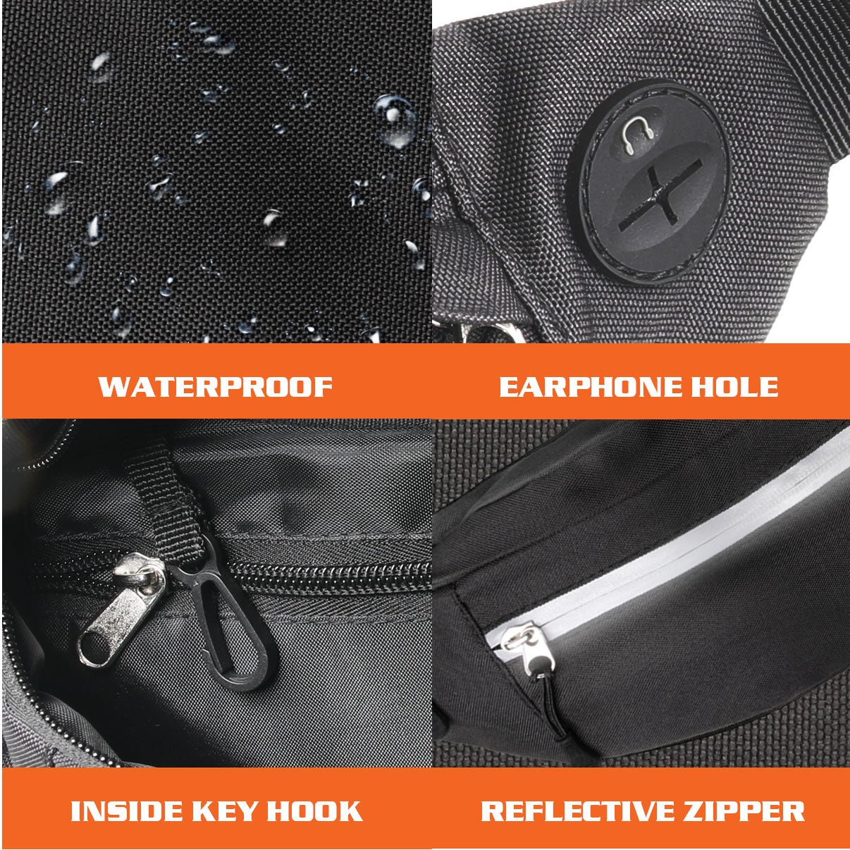 Zol Moda Waist Bag (Black) - Gafas Y Gafas