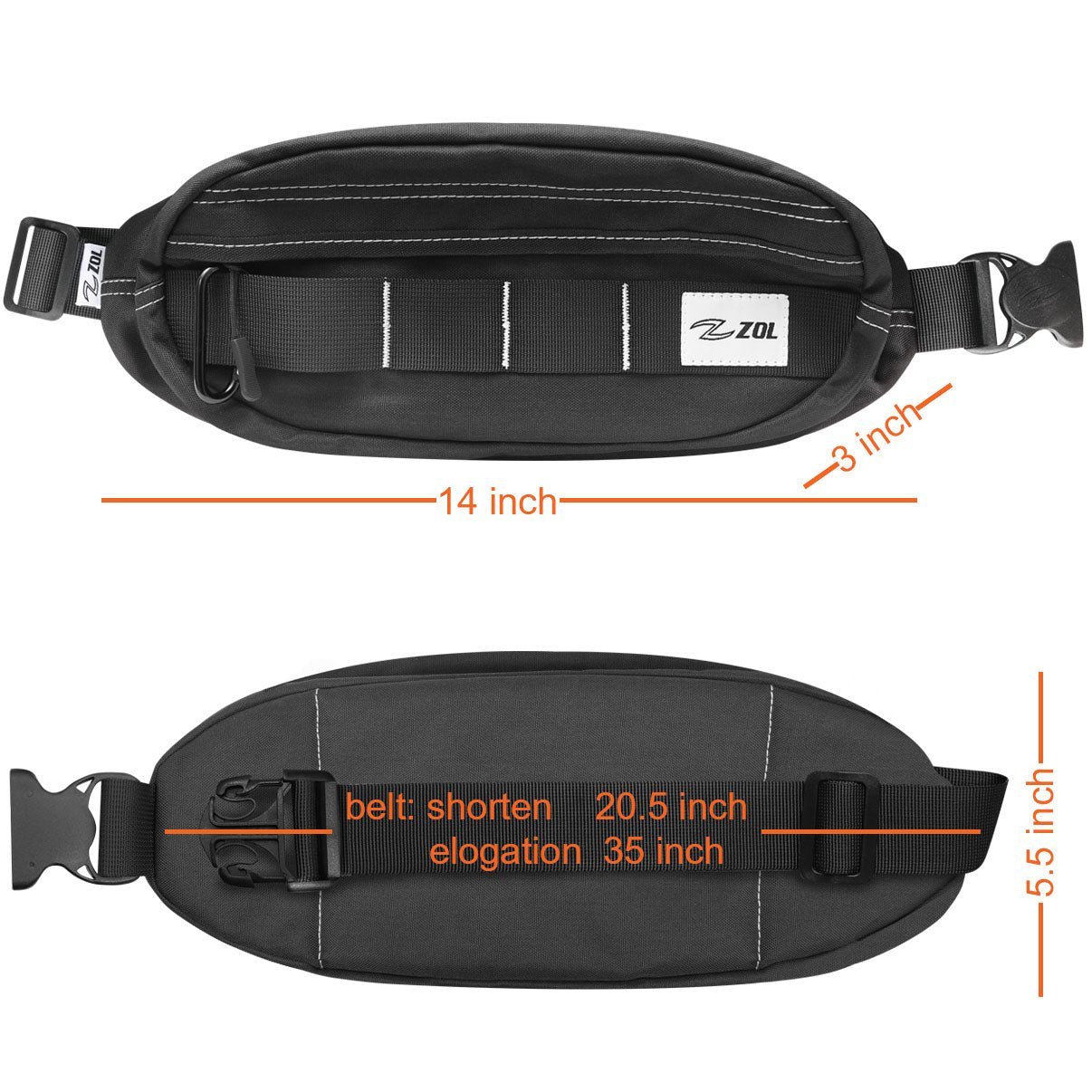 Zol Tactical Waist Bag - Gafas Y Gafas