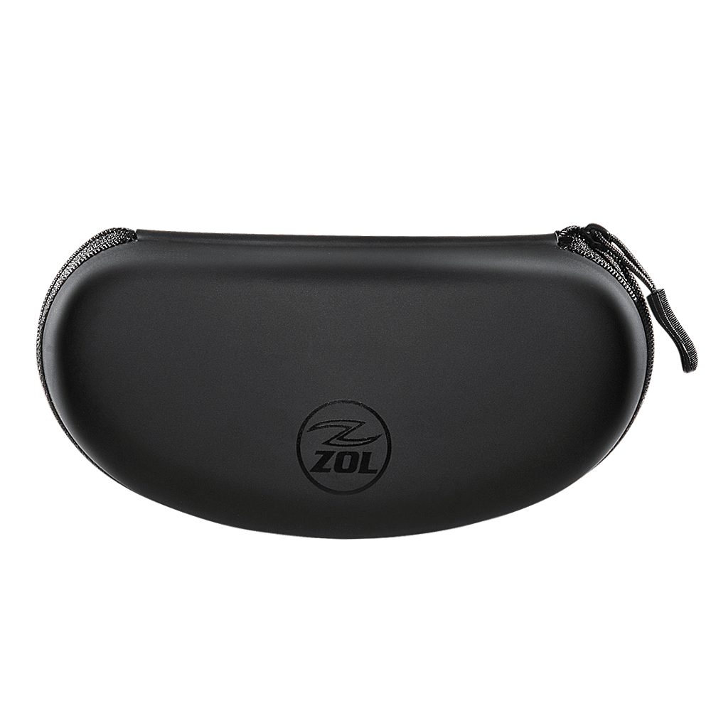 Zol Zipper Hard Shell Sunglasses Case and Eyeglasses Case - Gafas Y Gafas
